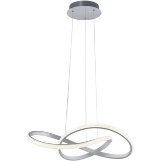 just light. Maria 1-flg. 57 x 120 cm geschwungen silber