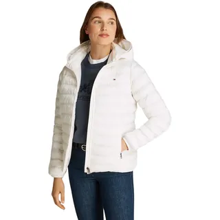 Tommy Hilfiger Damen Jacke Padded Global Stripe Jacket Übergangsjacke, Beige (Ancient White), XXL