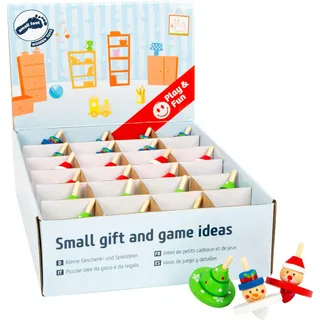 Small Foot Company Display Kreisel Weihnachten Mehrfarbig