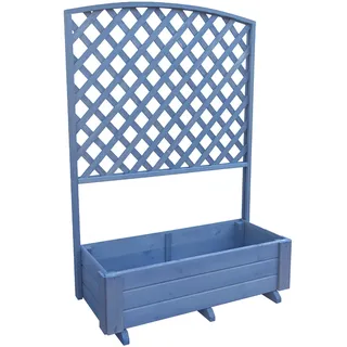 Promadino Flora Blumenkasten 91 x 41 x 130 cm Grau