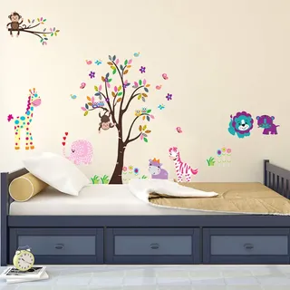 Ambiance-Live Wandtattoo Die kleine Tiere im Garten