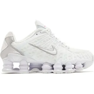 Shox TL White / Metallic Silver / Max Orange / White 46