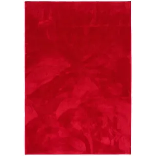 Pergamon Luxus Super Soft Hochflor Langflor Teppich Melia Weinrot 140x200cm