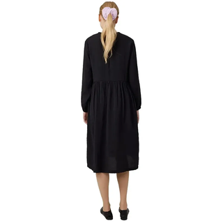 Makia Emily Langarm-midikleid - Black - XL