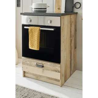 furn.design Herdumbauschrank Used Wood 63 x 93 x 64 cm Beige