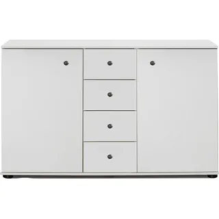 Kommode 130cm, weiß, CROPANI-43 - Weiß
