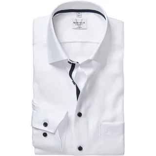 MARVELIS Langarmhemd Businesshemd, New-Kentkragen, modern fit