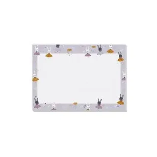 SIGEL Schreibtischunterlage Bunny Ballerinas flieder Papier 42,0 x 29,7 cm, 30,0 Blatt