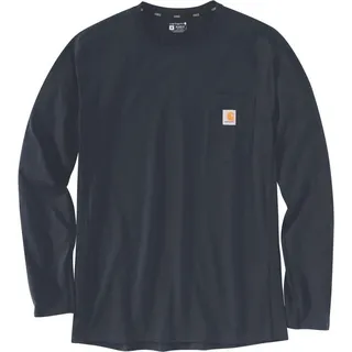CARHARTT Force Relaxed Fit Midweight Long-sleeve Pocket T-shirt Dunkelblau XXL