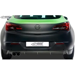 RDX Heckschürzenansatz 'Diffuser' passgenau | kompatibel mit Opel Astra J GTC 2009-2015 exkl. OPC (PUR)