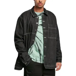 Urban Classics - Oversized Denim Trucker Jacke raw - 4XL - Schwarz