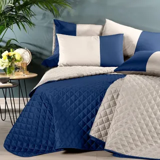 Caleffi Sommerdecke, 100% Baumwolle – Leichte & Weiche Steppdecke für Bett oder Sofa, Atmungsaktiv & Waschbar – Bettdecke für Sommer und Winter, Duvet, Quilt, Blanket, Bettdecken