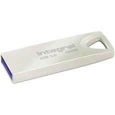 Integral 16GB USB-Speicher 3.0 Flash-Laufwerk Arc mit Metallgehäuse, bis zu 70MB/s
