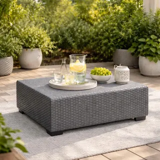 Sapporo Lounge-Tisch Graphitgrau - Grau