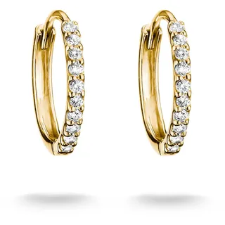 THOMAS SABO Creolen mit weißem Zirkonia