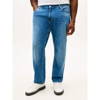 Gerade Jeans "BT-MADISON", Herren, Gr. 40, Länge 34, blau (whily blau), Denim/Jeans, Obermaterial: 99% Baumwolle, 1% Elasthan, TOMMY HILFIGER BIG & TALL, regular fit, Jeans Gerade Jeans, mit Fade-Effekten, regular fit, gerades Bein, Große Größen