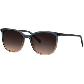 Marc O'Polo Marc OPolo Sonnenbrille "Modell 506188" Form Feminin, Logoschriftzug auf Bügel, Kunststofffassung, blau, gelb verlauf transparent