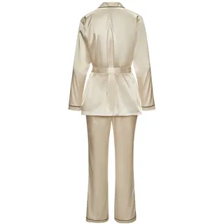 Bruno Banani Damen Pyjama creme Gr.34