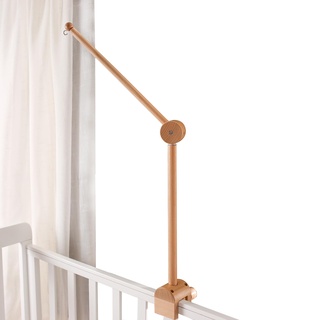 Mamimami Home Mobile Holz für Babybett 360°Drehbar Baby Mobile Halterung Ständer Mobile Handyhänger für Windspiele Geburt Geschenk Neugeborene DIY Deko-Artikel