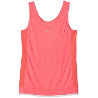 Diadora Sport Damen 102172905 L Slim Fit Tank Top, Corallo Fluo, XL