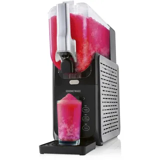 GOURMETmaxx Slushy Ice Maker 200W schwarz/grau Slush/Slushy Maschine 2,8 L