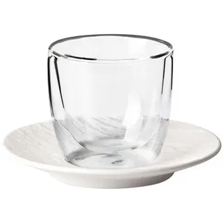 Villeroy & Boch Thermobecher mit Untertasse 0,07 l Weiß