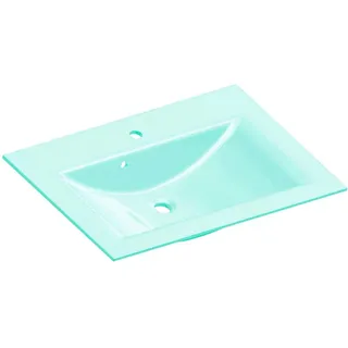 Fackelmann Glaswaschbecken Mintgrün