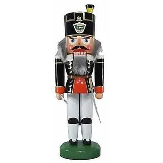 Nussknacker Bergmann schwarz 35cm NEU Nußknacker Holz Figur Erzgebirge