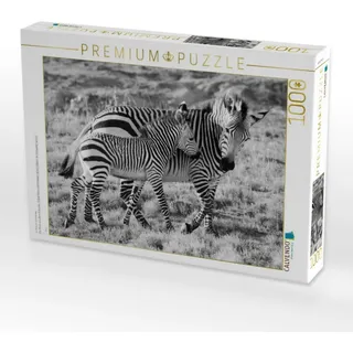 Calvendo Verlag GmbH CALVENDO Puzzle EIN Motiv aus dem Kalender SÜDAFRIKA HARTMANNS BERGZEBRAS IN SCHWARZ-Weiss | 1000 Teile Lege-Größe 64 x 48 cm Foto-Puzzle für glückliche Stunden