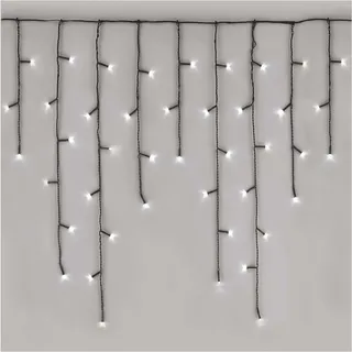 EMOS LED-Weihnachtslichterkette Eiszapfen, 3,6 m, innen und außen, kaltweiß,