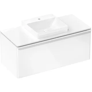 Hansgrohe Xelu Q Konsolentisch 1180x550x0 Weiß Hochglanz