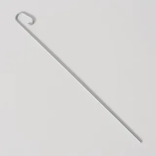 Boltze Metall Gartenstab 40 cm Silber