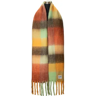 chillouts XXL-Schal »Gero Scarf« mit dicken Fransen, orange
