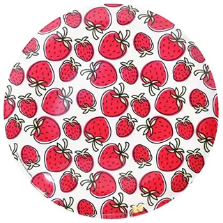 Teller Erdbeeren 24,5cm | Geschirr | Outdoor | Outdoorgeschirr | Melamingeschirr | Camping | Campinggeschirr | Garten | GEDA Labels | Sommer