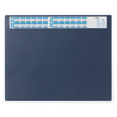 Bild Schreibunterlage mit Jahreskalender dunkelblau