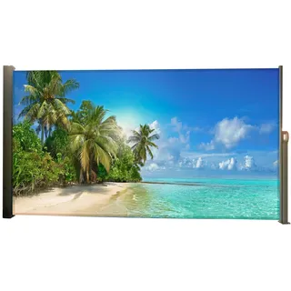 Garden Pleasure Seitenmarkise 160 x 300 cm grau Aluminium