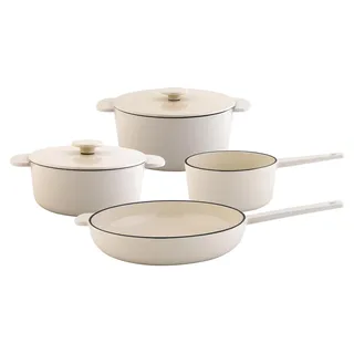 ANDEN 6-teiliges Kochgeschirr-Set, Gusseisen, Emaille-Beschichtung