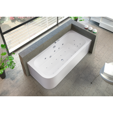 Bild von Whirlpool-Komplettset Spirit BxHxL: 80 cm, weiß,