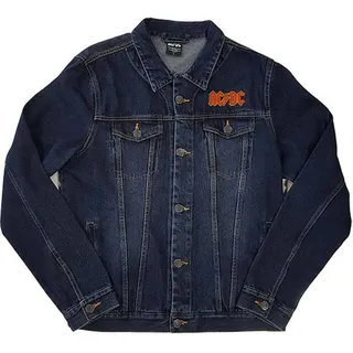 AC/DC - "About To Rock" Jeansjacke für Herren/Damen Uni RO703 (M) (Jeansblau) - Blau