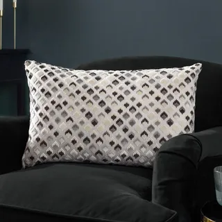Paoletti Lexington Velvet Jacquard Federkissen gefüllt