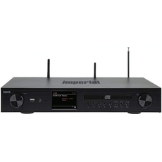 Bild DABMAN i550 CD HiFi-Verst?rker Internetradio (DAB+/DAB/UKW/WLAN, Bluetooth, Streaming Dienste, CD-Player, Stereo Endstufe, AV Receiver), schwarz, HiFi breite, 22-252-00
