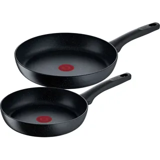 Tefal Black Stone Pfannen-Set 2-tlg. 24 cm + 28 cm