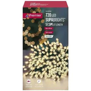 720 LED Warmes Weiß Weihnachten Fairy Lichter & Timer 65.5m Innen/Außen Deko