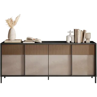 INOSIGN Sideboard »Everest Breite 206 cm, Kommode mit 4 Türen«, Anrichte, Soft/Self Closing, Korpus 22 mm