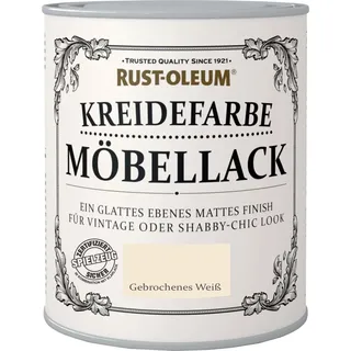 Rust-Oleum Kreidefarbe Möbellack Gebrochenes weiß Matt 750 ml