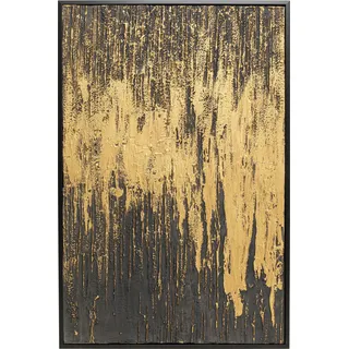 Kare Abstract, Schwarz 80x120cm