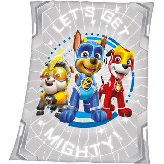 Paw Patrol Kinderdecke »Paw Patrol« mit Paw Patrol Motiv und Schriftzug, Kuscheldecke, bunt