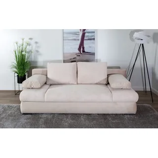 Collection AB Schlafcouch Polyester 2-Sitzer Beige