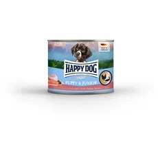 Happy Dog Sensible Puppy Huhn, Lachs und Kartoffel Dose 200g