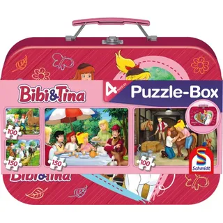 Schmidt Spiele Bibi & Tina »Puzzlebox im Metallkoffer,
